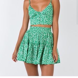 Princess Polly Green set. Size 6